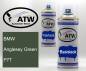 Preview: BMW, Anglesey Green, P7T: 400ml Sprühdose + 400ml Klarlack - Set, von ATW Autoteile West.